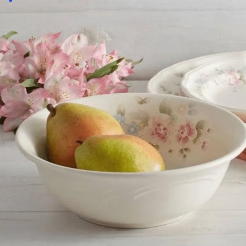 Pfaltzgraff Tea Rose Serving Vegetable Bowl 9" Inch